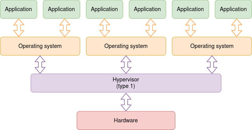 Hypervisor type 1